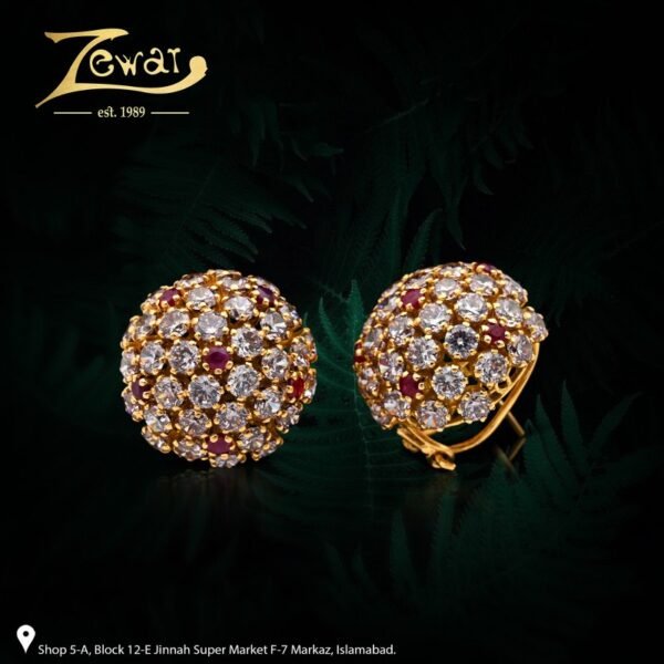 Gold Earring Design 018