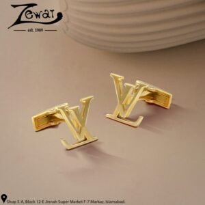 Gold Cufflinks Design 001