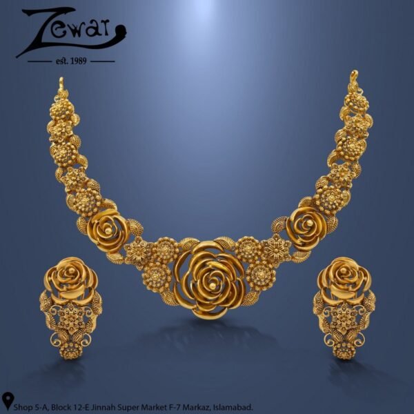 Gold Necklace Design 042