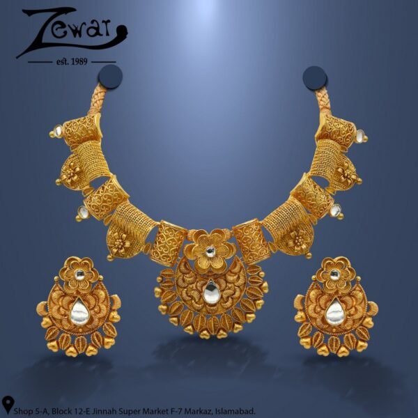 Gold Necklace Design 043